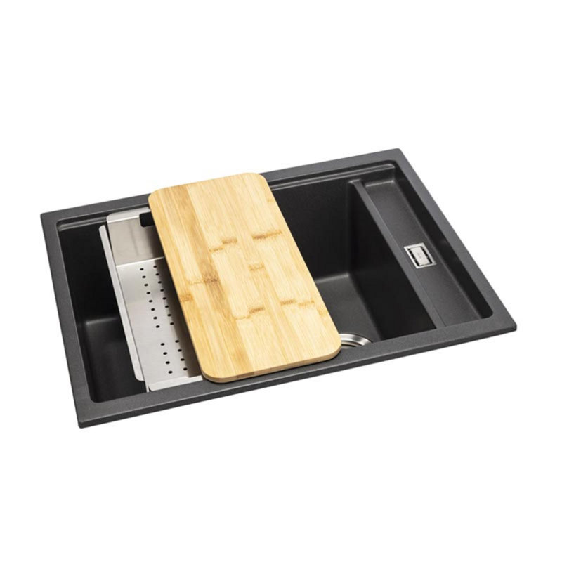Synchronist Large 1.25 Bowl No Drainer (555X460), Stainless Steel