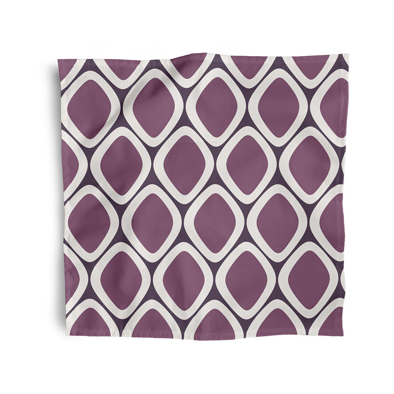 Ensemble de serviettes 4 pièces Massey, L 18 po x L 18 po, Mauve