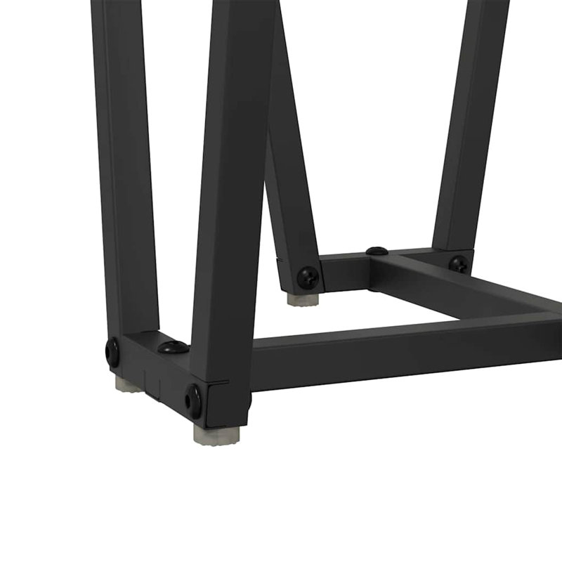  Side Table Set 2 Pcs Old Wood And Black 50 X 50 X 50.5 Cm, Smoked Oak