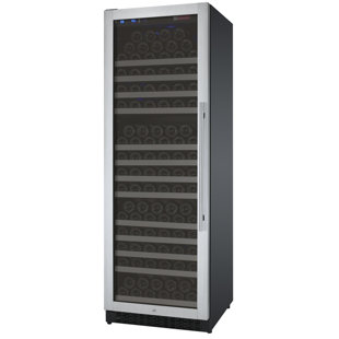 Allavino 24" Wide FlexCount II Tru-Vino 177 Bottle Single Zone Stainless Steel Wine Refrigerator