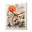 Cean - Abstract Botanicals Wall Clock Oversized-558271349