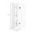 Toilet Paper Cabinet, Small Bathroom Corner Floor Cabinet With Doors And Shelves, Thin Storage Bathroom Organizer For Paper Shampoo, White-787211834