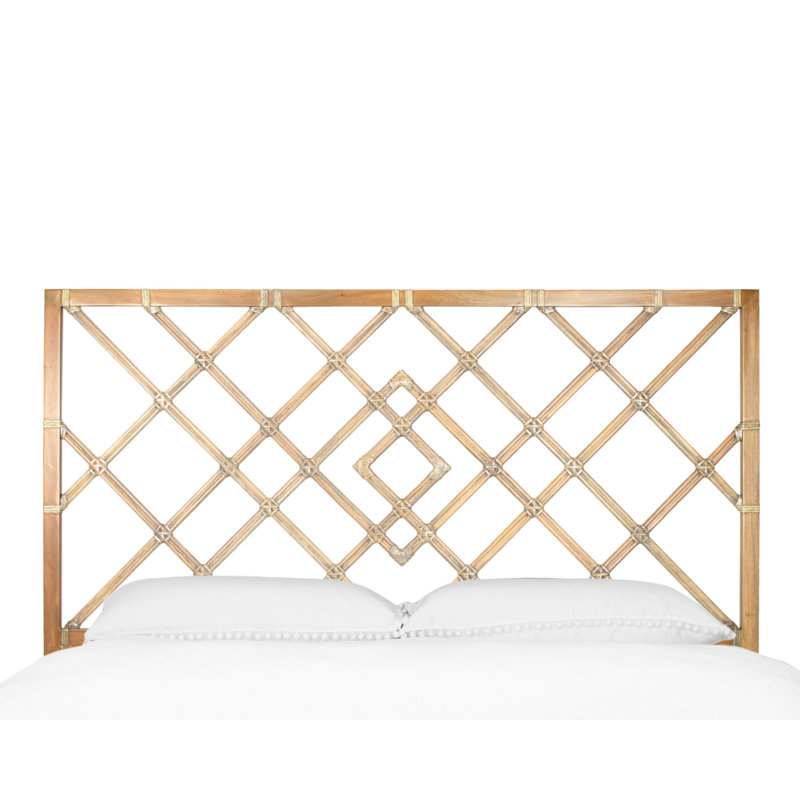 Darien Open-Frame Headboard, King, Natural