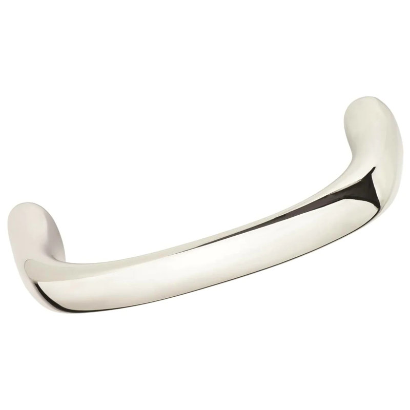 (Paquet de 25) Poignée à arc souple 3 po, Chrome poli