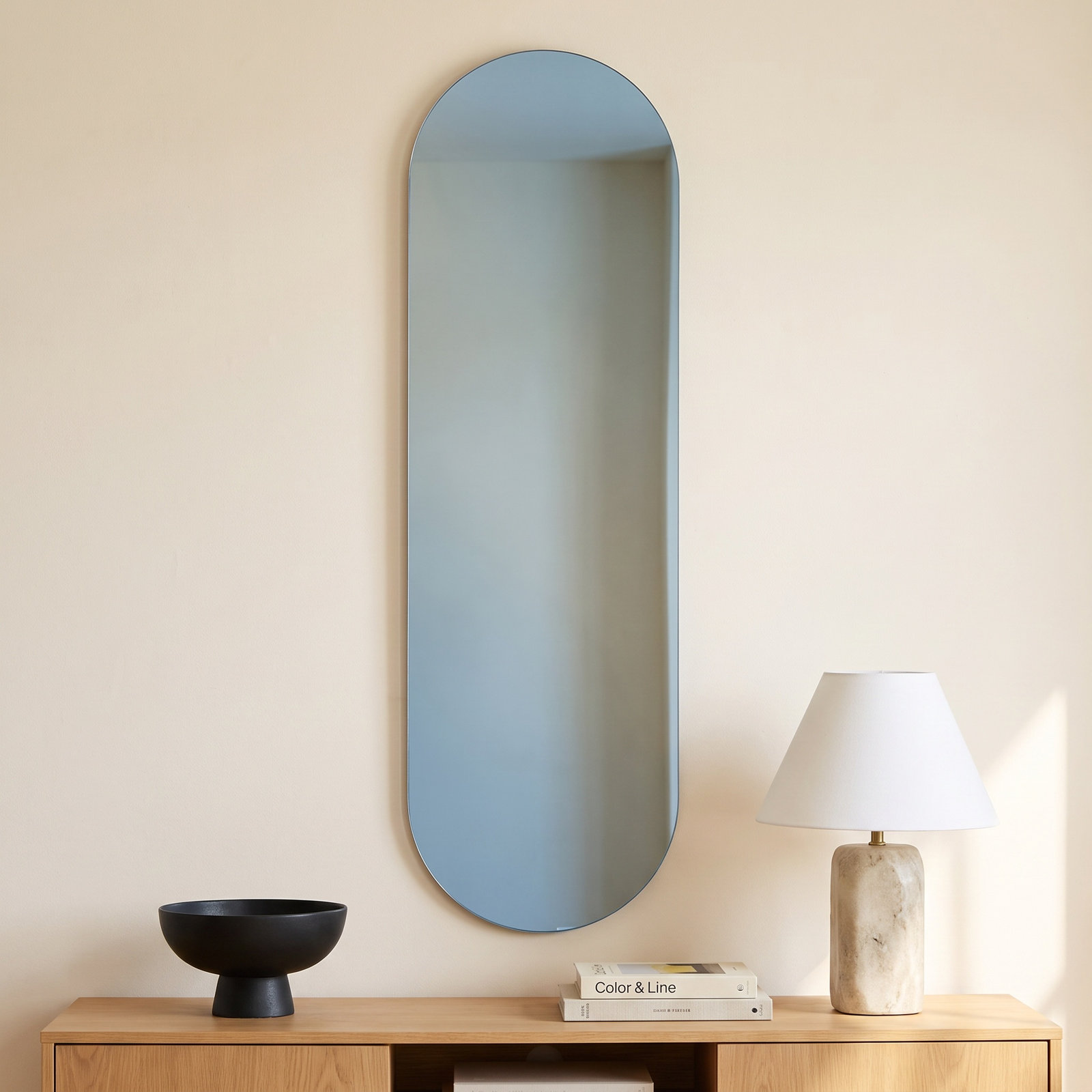 Sapphire Oblong Small, 72" x 20", Blue