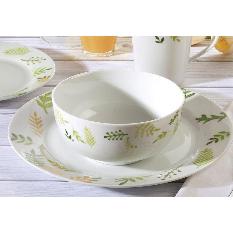 Wilberforce Porcelain China Dinnerware Set 16 Piece - Service for 4
