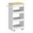 Rolling Kitchen Cart With Quiet Casters, 15.8" W X 31.5" H, Kitchen Island Table With Pull-Out Shelves & Organizer Drawer For Kitchen, Bathroom And Laundry Room-364282045