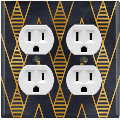 Nature Themed 2 - Gang Duplex Outlet Standard Wall Plate