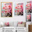 Fuchsia rose et pétales printaniers - Fuschia-1885609107-1885609104