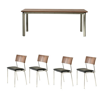 High quality solid wood table set