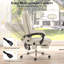 Fauteuil de massage Massage avec repose-pieds, chaise de bureau grande et haute, chaise d'ordinateur ergonomique Leathaire à haut dossier avec support lombaire réglable et hauteur du dossier-1524496586