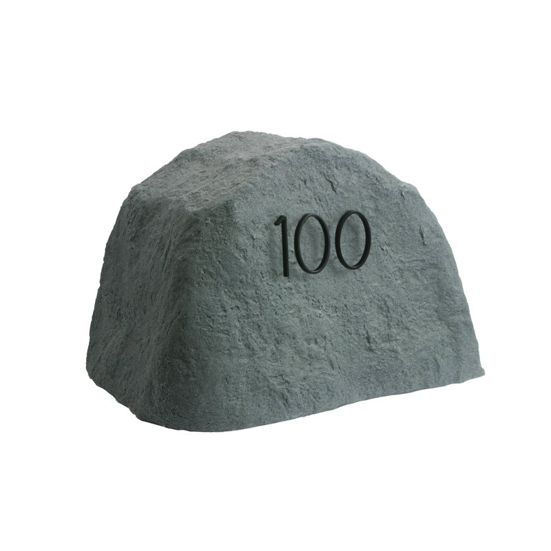 Garden Stone Faux Rock, Charcoal, 35'' H X 26'' W X 22'' D