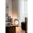 Lunar 15-In Gloss Black LED Table Lamp