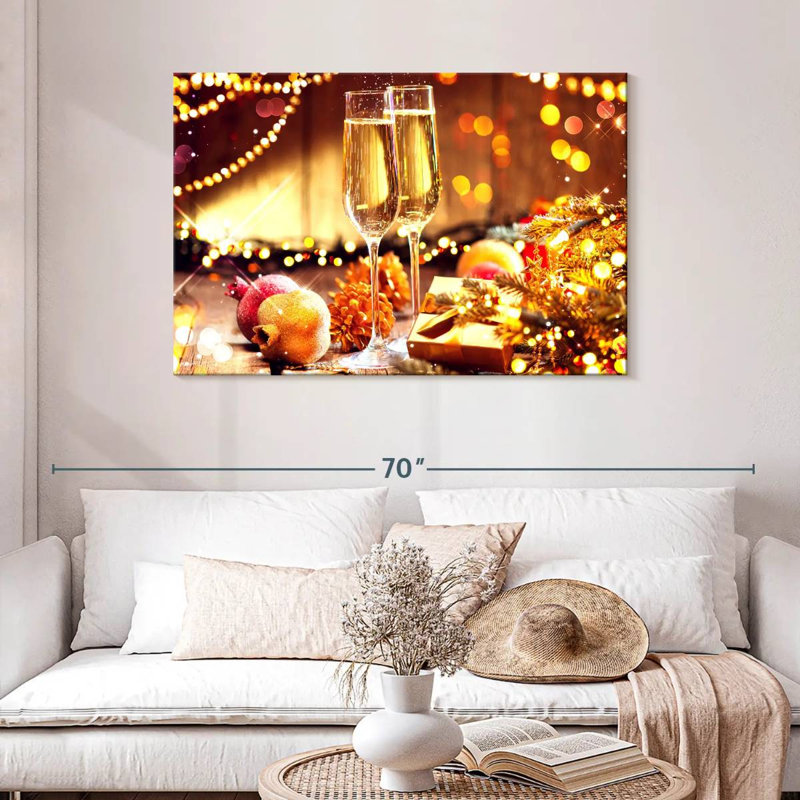 Yarlin Champagne Celebrations, 30" H x 45" W