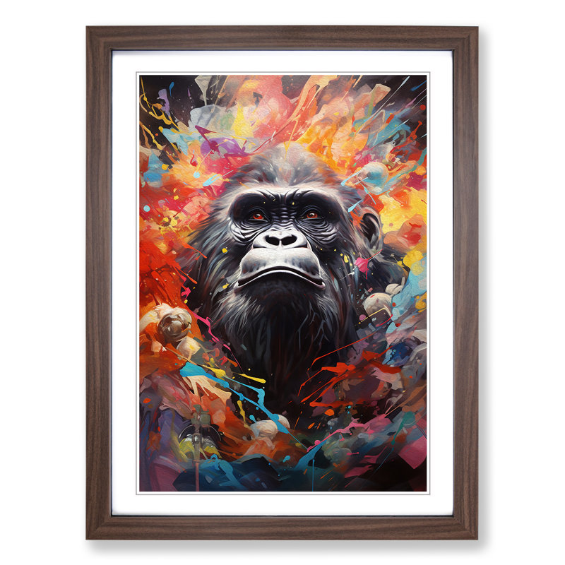 Gorilla Dadaism No.2 - Framed Print