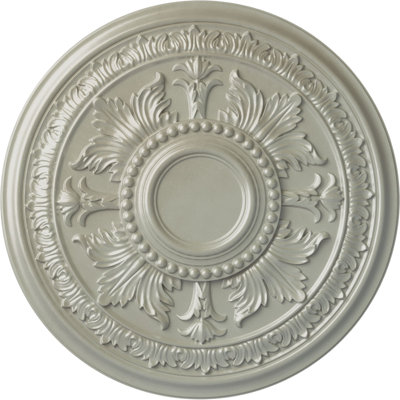 Endurathane Tellson Ceiling Medallion, 30 5/8"OD x 2 1/2"P (Fits Canopies up to 6 3/4"), Hand-Painted Flash Copper Finish