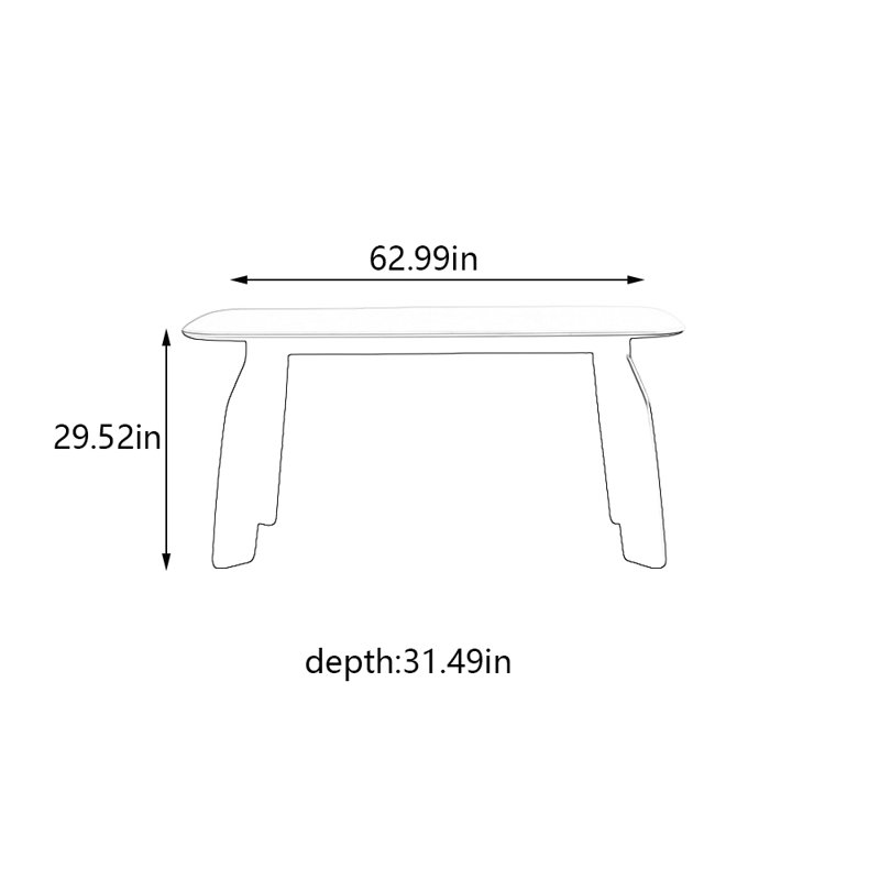 Skaghi, 29.52"H x 62.99"L x 31.49"W