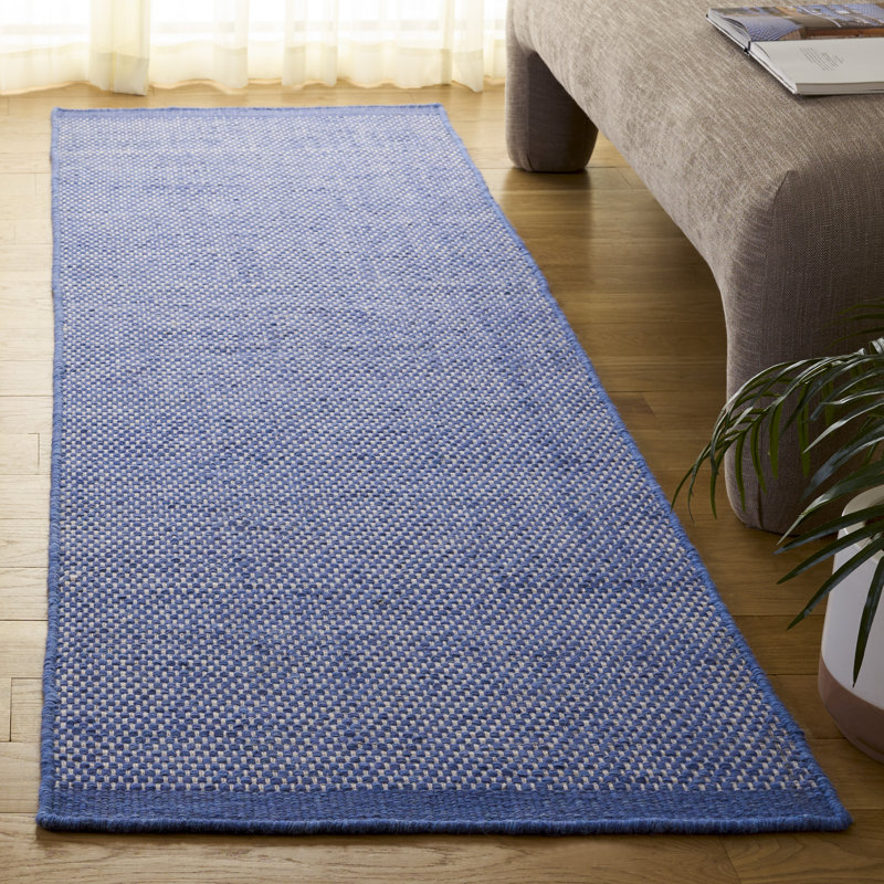 Vermont 811 Hand Woven 80% Wool; 20% Cotton Geometric Shapes Rug, Runner 2'3" x 8'