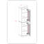 Armoire de rangement de salle de bain 100% bois massif Palace Imports, portes en verre givré, tablettes réglables, l 16,5 po, hauteur 71,5 po-2120452146