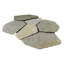 Sydney Glow 18 in. x 26 in. x 1.25 in. Quartzite Mesh-Backed Flagstone Paver (203.5 sq. ft./unit, 74 Pieces)