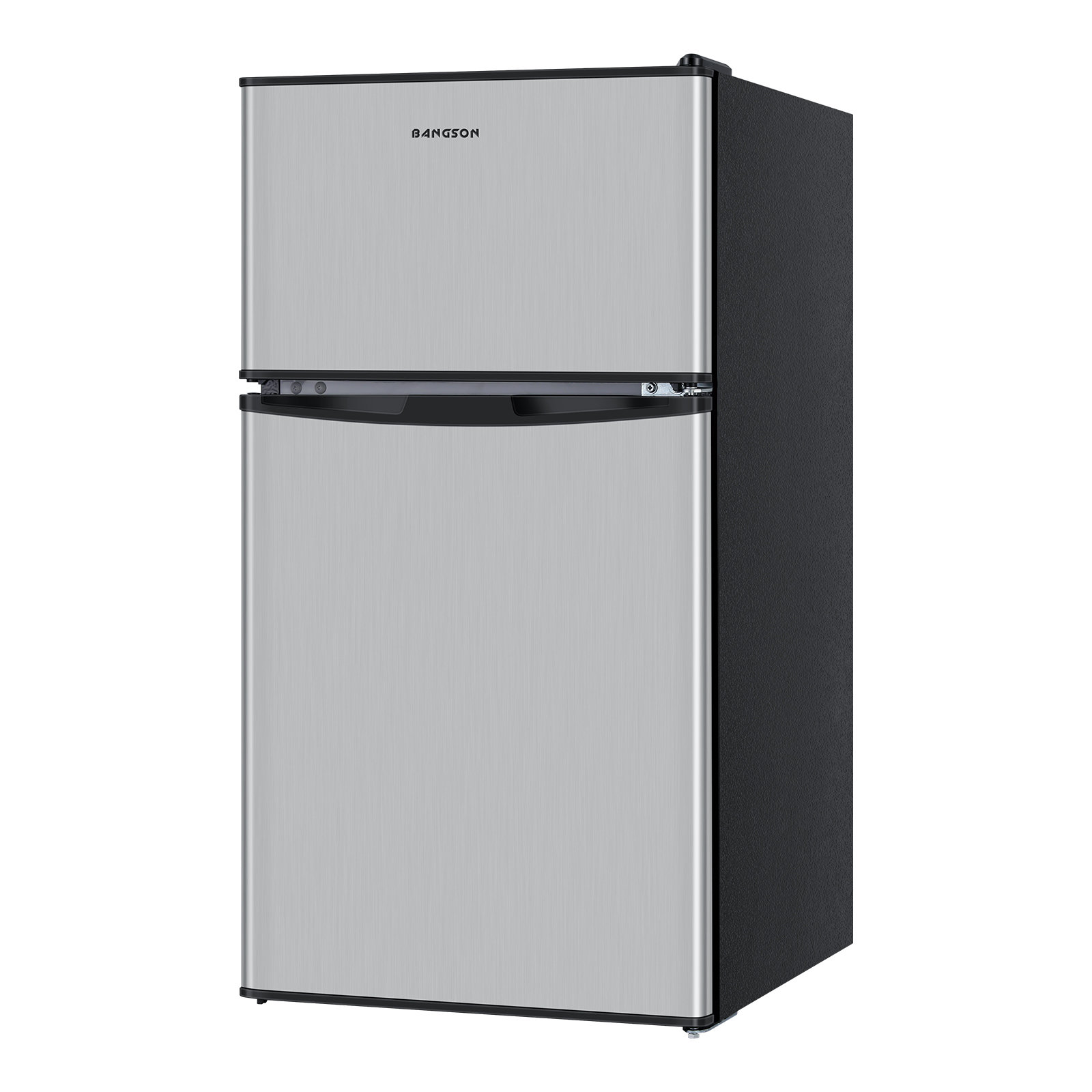 BANGSON 3.2 Cu.Ft Mini Fridge with Freezer, 2 Door Compact Refrigerator, Adjustable Temperature & Low Noise, for Apartment, Dorm, Office, Black — FIN-0017589 | Fridge.com