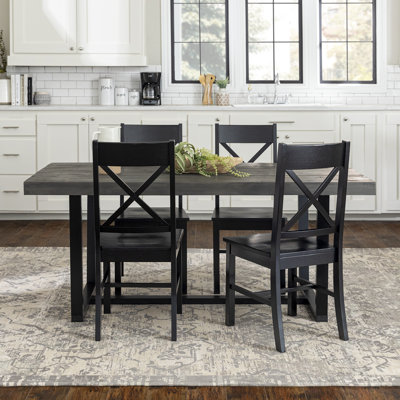 Amarapal Double Pedestal Dining Set
