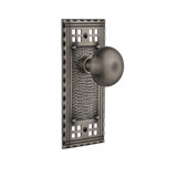 Craftsman Plate with New York Door Knob