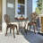 2 - Person Metal Patio Dining Set with Round Table-1518289006