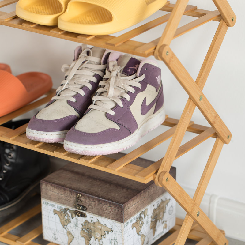 Range-chaussures en bambou pliable Basicwise 