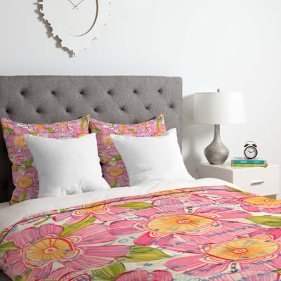 Cori Dantini Polyester Floral Duvet Cover