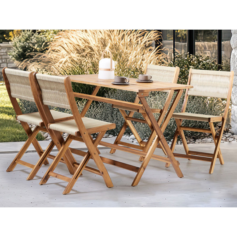 Bolaji 4 - Person Dining Set, Beige