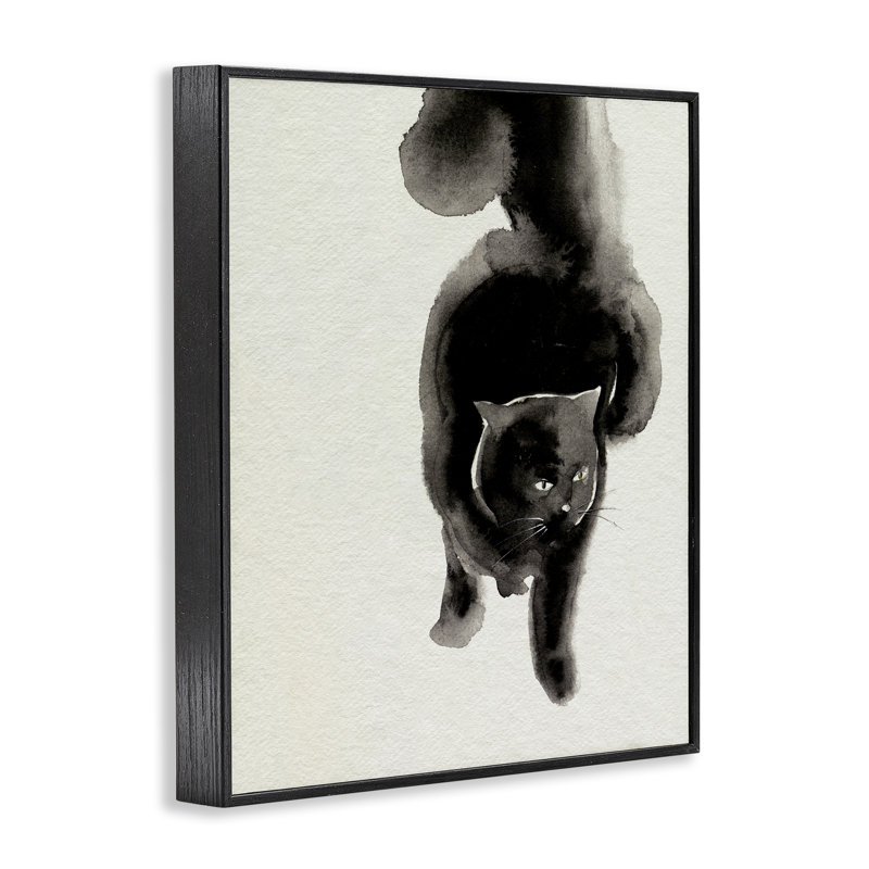 Art giclée féroce par Melissa Wang, H 20 po x l 16 po, Giclée encadrée noir minuit