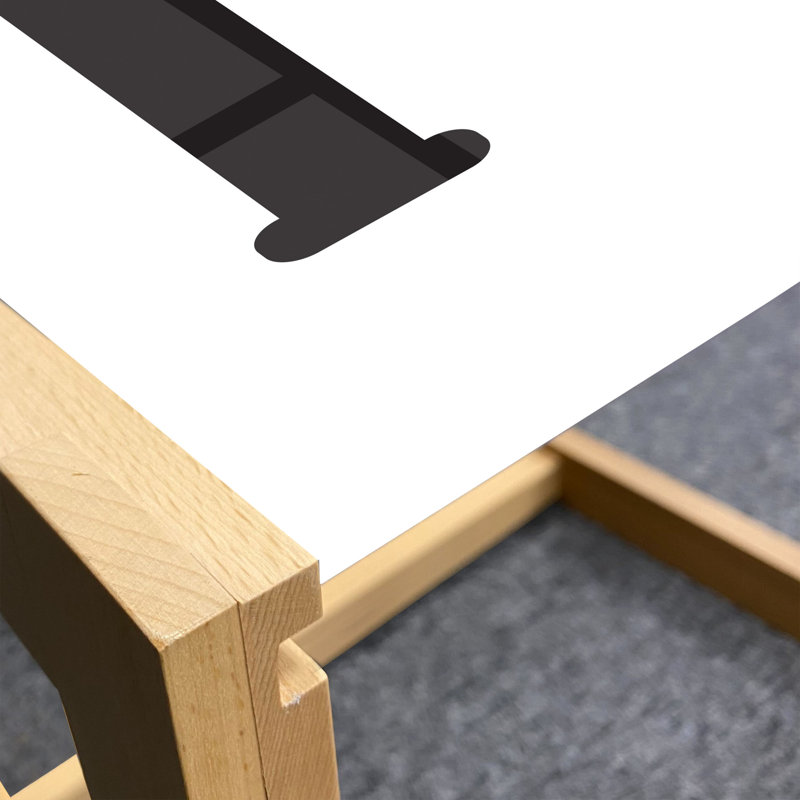 Janayah Sled Coffee Table, 90cm H x 62cm W x 40cm D