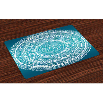 Griffithville Polyester No Pattern Rectangle Placemat