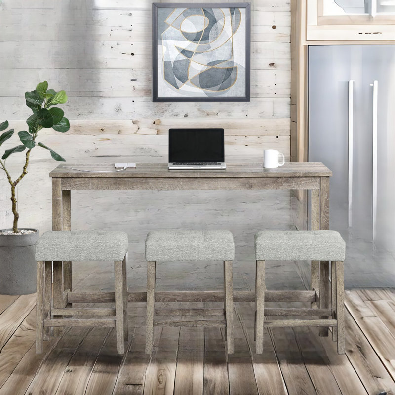 Armoire 60 bars, Brun / gris
