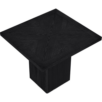 Belinda 36" Solid Wood And Oak Veneer Dining Table Card Table