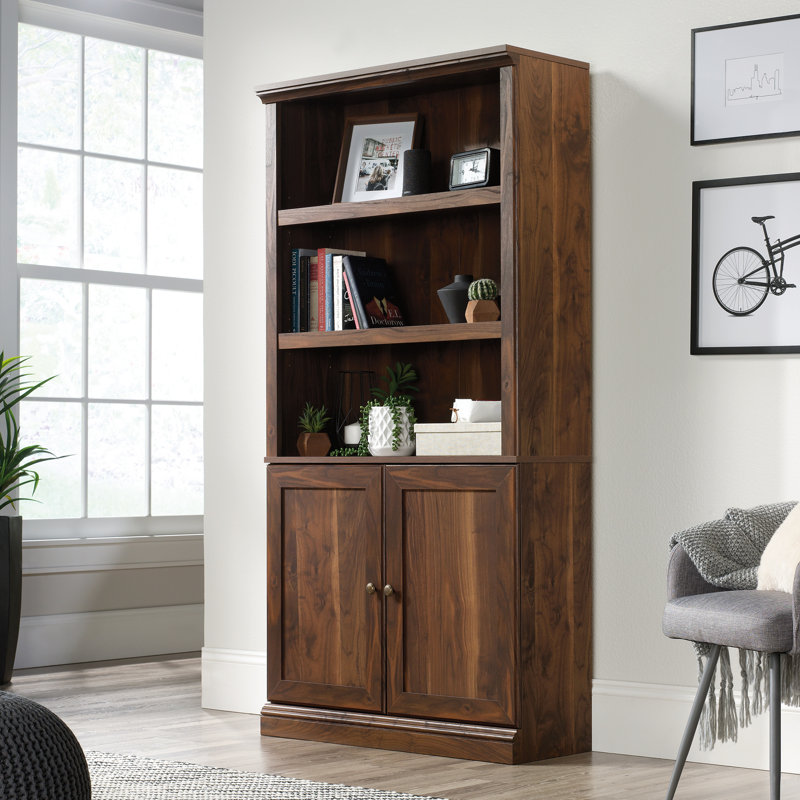 St. Nicholas Standard Bookcase, (3 Shelves) 69.764"H x 35.276"W x 13.228"D, Grand Walnut