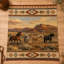 Couverture en flanelle Southwestern Horse