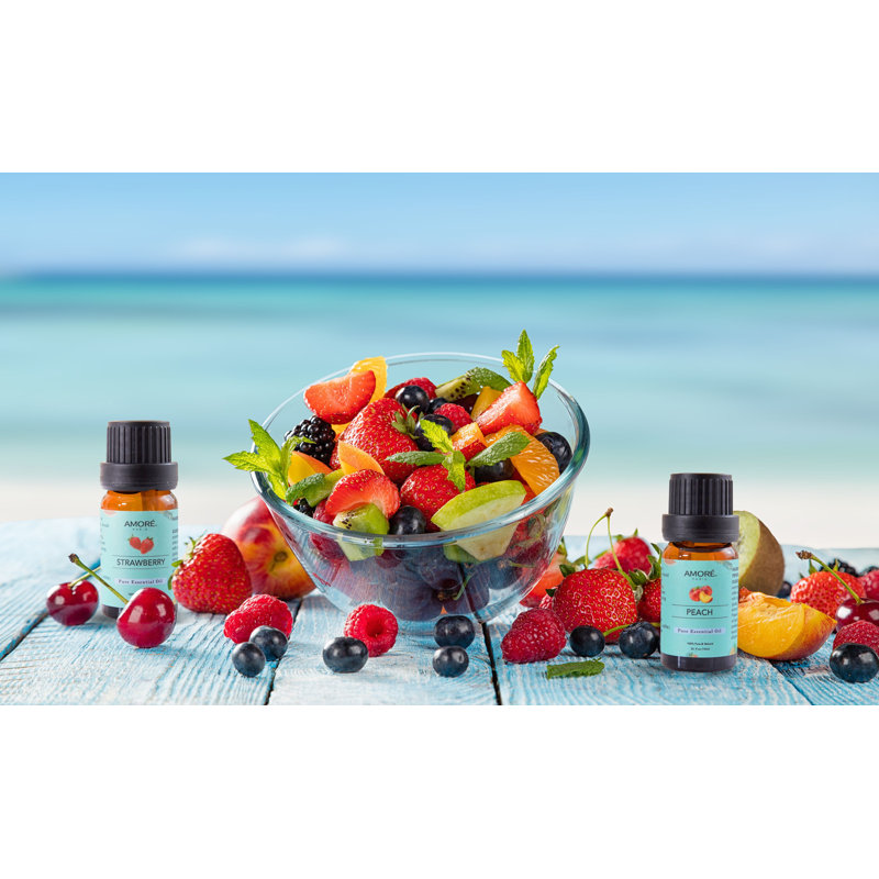 Ensemble 10 pièces d'huiles essentielles d'aromathérapie