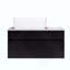 Petit meuble-lavabo flottant simple avec lavabo
