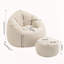 Fauteuil à billes avec repose-pieds-1094871895