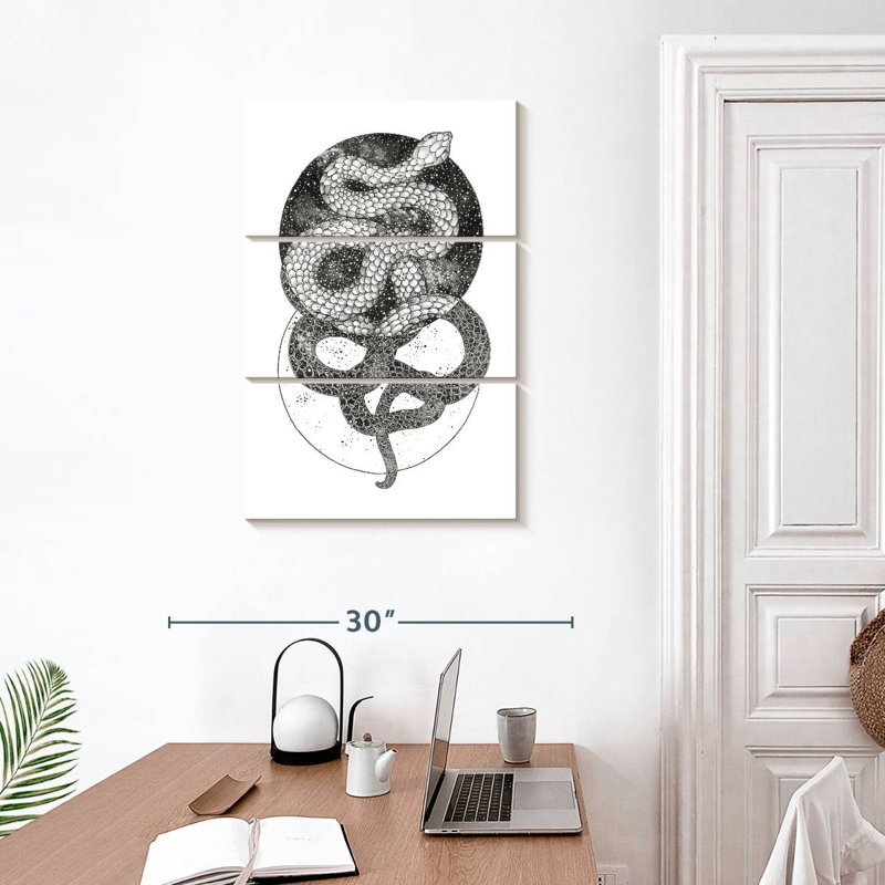 Brampt Good And Evil, 32" H x 20" W