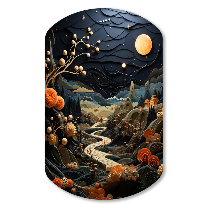 Dionicio surréalisme, Dreamscapes A surrealist, H 31 po x l 19 po
