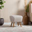 Repose-pieds capitonné standard 19,29 po Karlisha-861497212