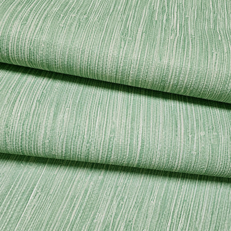 Papier peint texturé imitation vinyle vert
