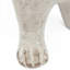 Figurine bouledogue debout 8,5 x 4,5 x 8,1 po avec finition beige naturel