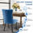 Milva Velvet Dining Chairs Upholstered High-end Tufted Dining Room Chair with Nailhead Back Ring-291755000