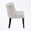 Chaise d'appoint rembourrée avec pieds robustes-1346682874
