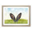 Ears of a Hare in the Grass - Picture Frame Graphic Art Print-56713355-56713356