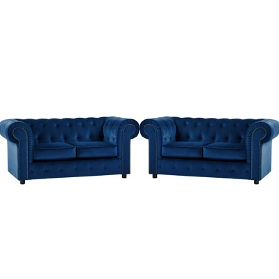Aaron 2 - Piece Velvet Sofa Set